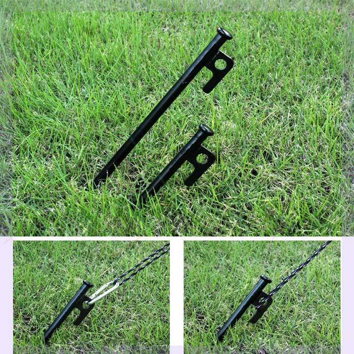 スチールペグ 長さ3種類 40cm 30cm 20cm 各6本 18本セット 鍛造
