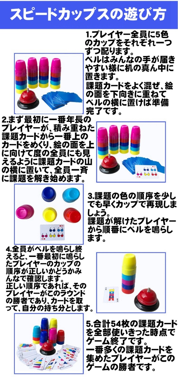 スピードカップス カップゲーム カードゲーム ボードゲーム 人気