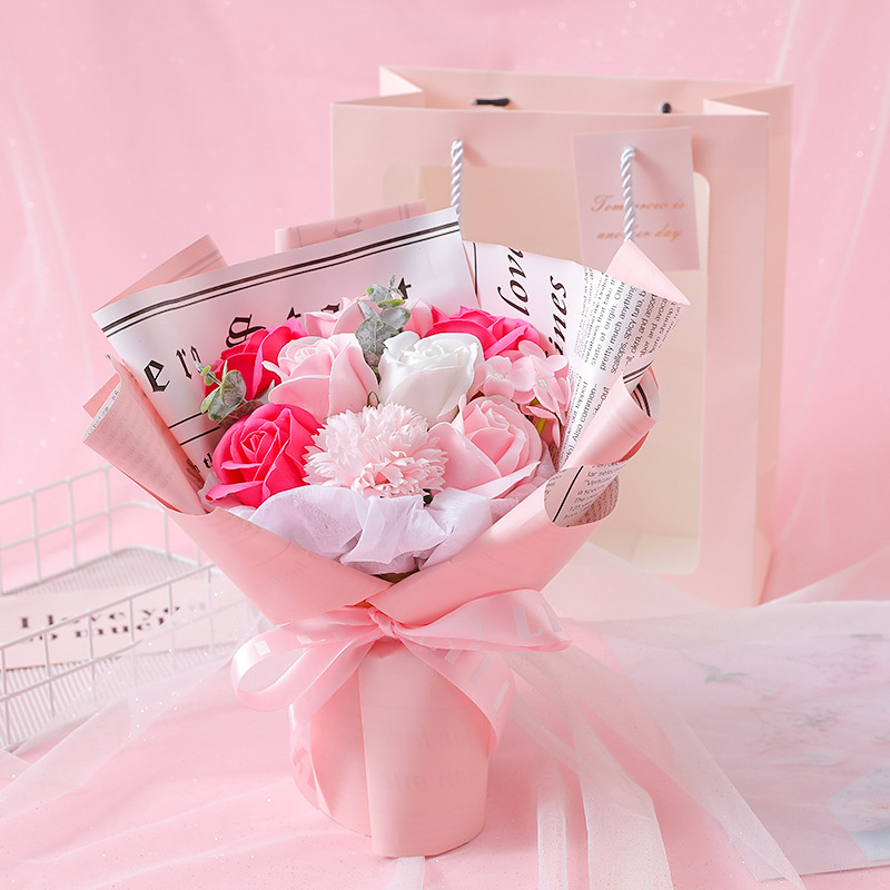 ソープフラワー ソープ フラワー 敬老の日プレゼント  花束 かわいい アクリル 一部即納 バルーン ブーケ 造花 母の日 誕生日 ギフト 女性 バラ 姫系 シャボンフ |  | 01