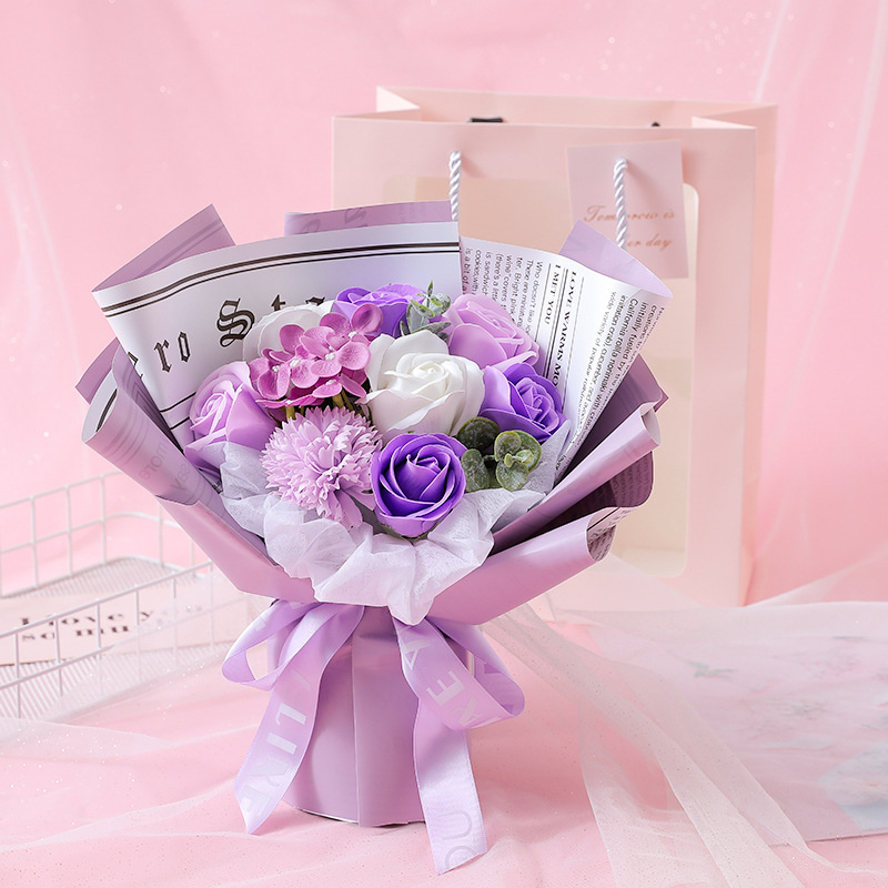 ソープフラワー ソープ フラワー 敬老の日プレゼント  花束 かわいい アクリル 一部即納 バルーン ブーケ 造花 母の日 誕生日 ギフト 女性 バラ 姫系 シャボンフ |  | 06
