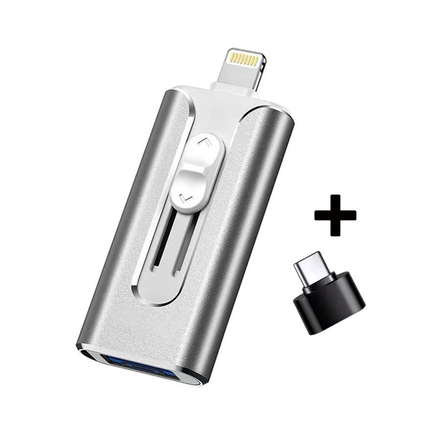 USBメモリ 4in1 大容量 128GB 64GB USB3.0 高速&Type-C PC スマホ 外付けメモリー Mac対応 容量不足対策 ...