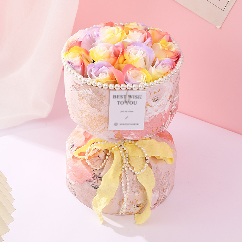 ソープフラワー 花束 造花 枯れない 卒業式 誕生日 ギフト バラ 退職 開店祝い 結婚祝い お見舞い 贈り物 プレゼント 入学式 バレンタインデー |  | 01