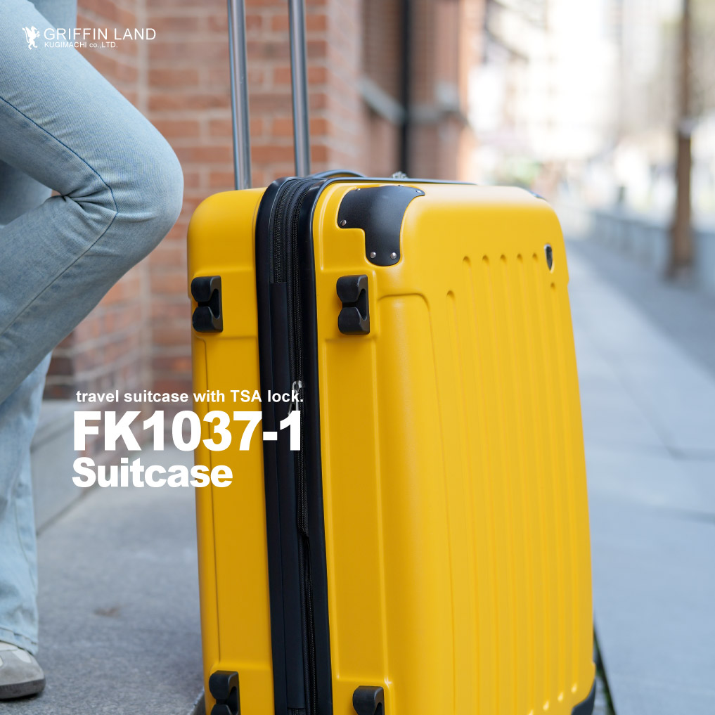 GRIFFINLAND  キャリーケース スーツケース L サイズ 大型 FK1037-1 ファスナー 軽量 人気 おしゃれ キャリーバッグ グリフィンランド 拡張 ハード｜dream-shopping｜19