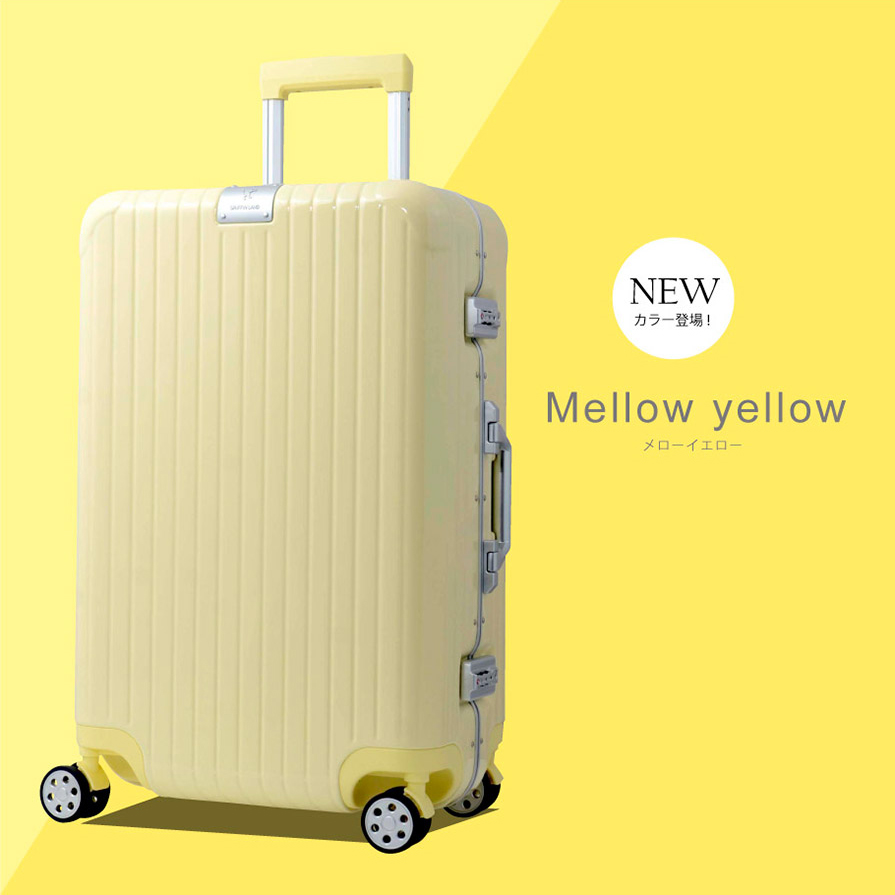 スーツケース Mサイズ 中型 軽量 約61.9L 人気 アルミフレーム ハード 