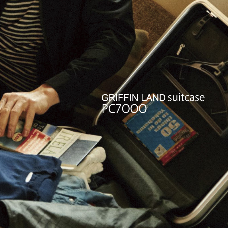 GRIFFINLAND キャリーケース スーツケース 機内持ち込み SS サイズ 小型 PC7000 フレーム 人気 キャリーバッグ グリフィンランド ハード 2泊3日｜dream-shopping｜17