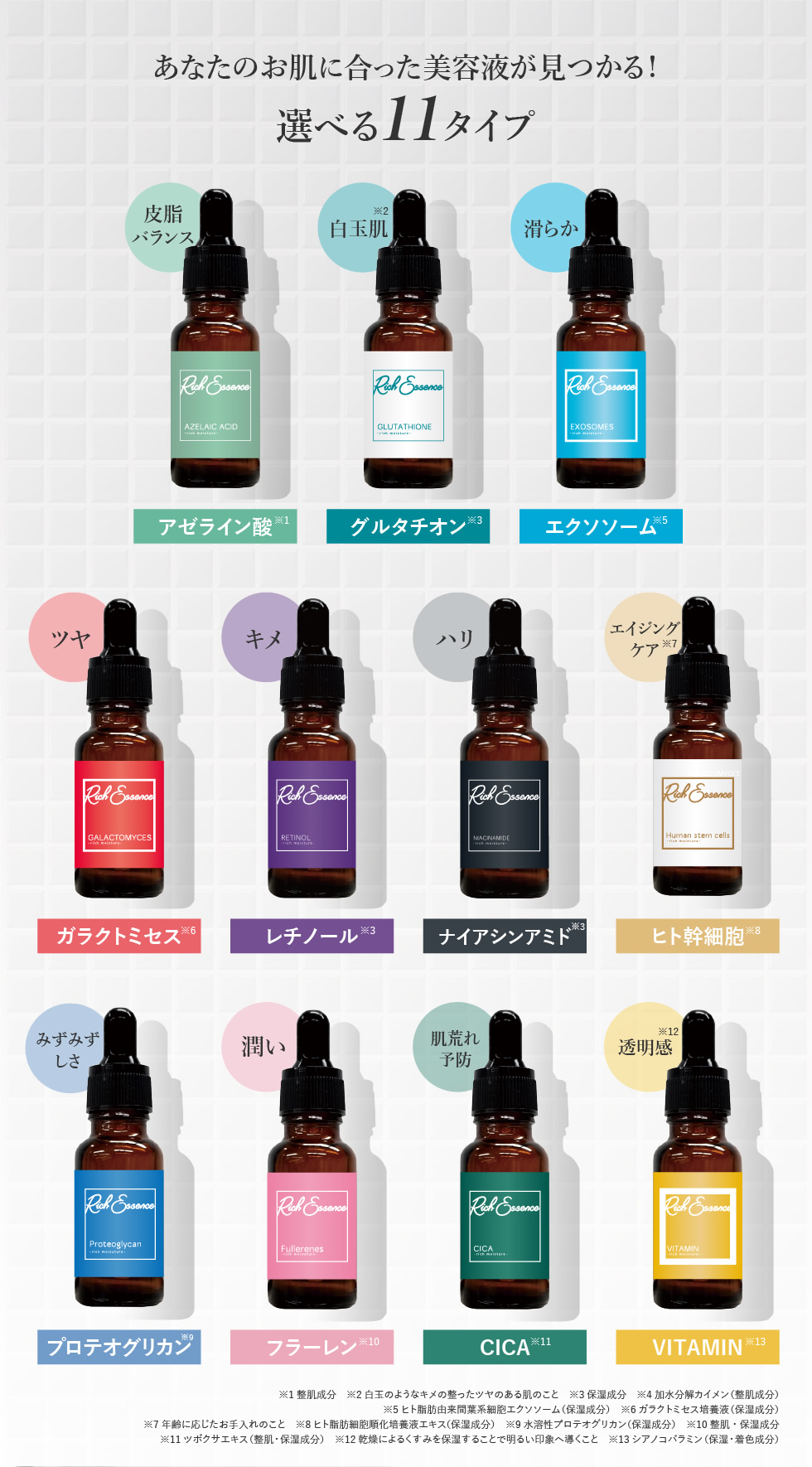 PICOMONTE（ピコモンテ） 選べる 美容液 リッチエッセンス 20ml