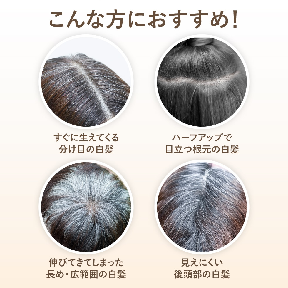 PICOMONTE（ピコモンテ） 白髪隠し クシ型 スティック 生え際 分け目