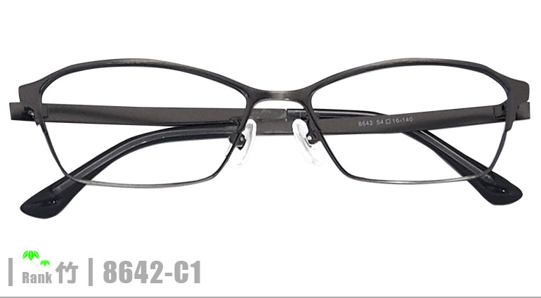 竹ネコメガネ【8642-C1】（メタルフレーム+薄型レンズ+メガネ拭き+ケース付き）｜dreamcl｜02