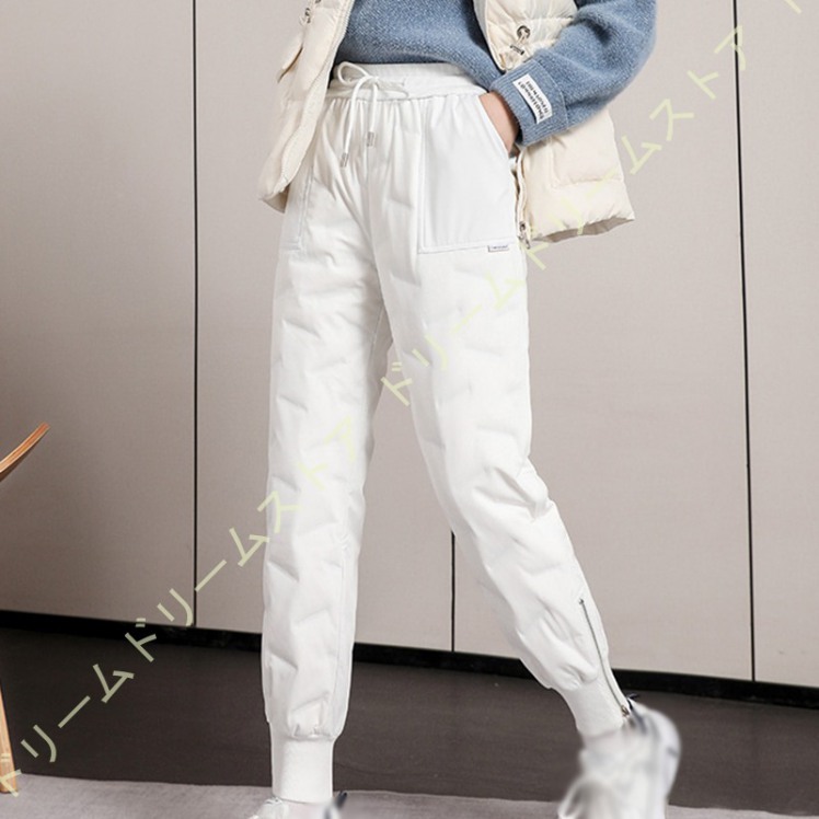 防寒パンツ レディース ダウンパンツ 軽量 中綿 あったか スキニーパンツ 防寒 ジョガーパンツ 登山 アウトドアパンツ 暖パンツ 調節も可能 ポケット付き Jtbu8ufhao ボトムス パンツ Ststephensforest Org