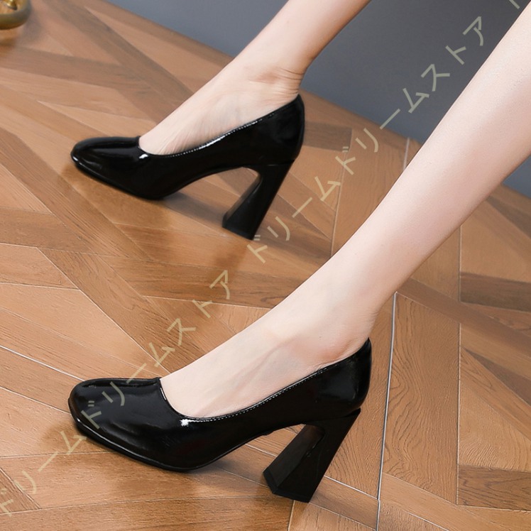 超人気 白 パンプス 太ヒール パンプス ハイヒール レディースパンプス ベージュ パンプス 8cm ヒール サイズ 大きい チャンキーヒール 8cm ヒール パンプス エナメル パンプス サイズ 23 0cm Adga Org