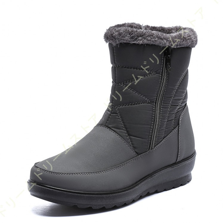 レディース ブーツ ブーティ 冬 シンプル 大きいサイズ 雪靴 あったか スノーブーツ 無地 防寒 防滑 撥水加工 綿靴 ウインターブール スキーブーツ 可愛い スノーシューズ ブーツ サイズ 24 5cm Royaldiamondlabradoodles Com