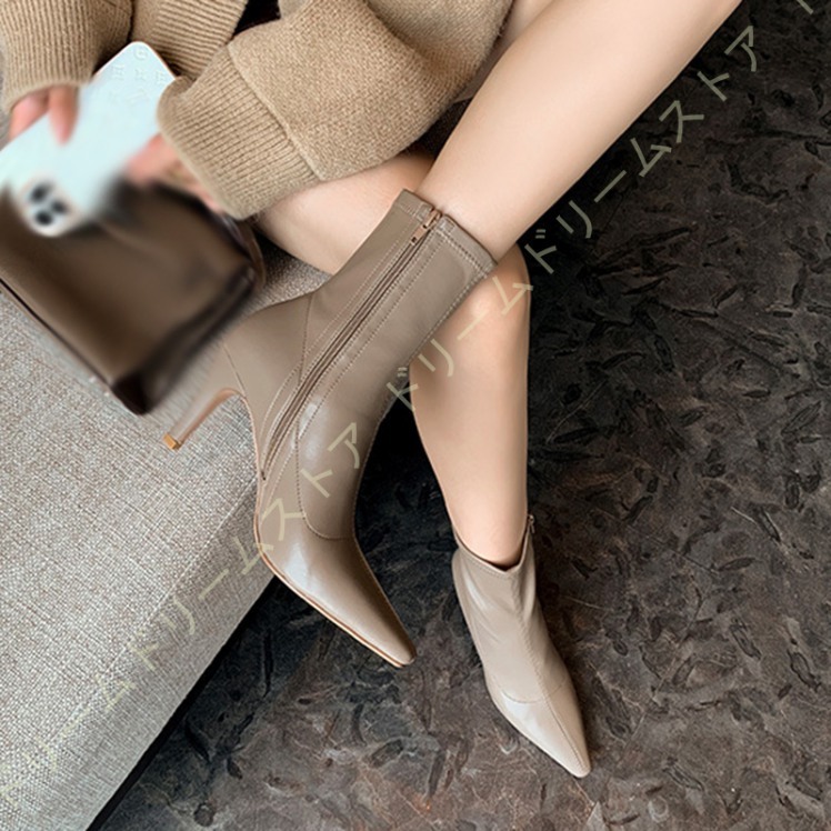 驚きの値段 ハイヒール クラシック 大きいサイズ 秋冬ブーツ サイドジッパー アンクルブーツ ピンヒール ブーティ Ol風 レディース ブーティー 防寒 滑りにくい ブーツ ブーティー サイズ 23 5cm Www Oroagri Eu