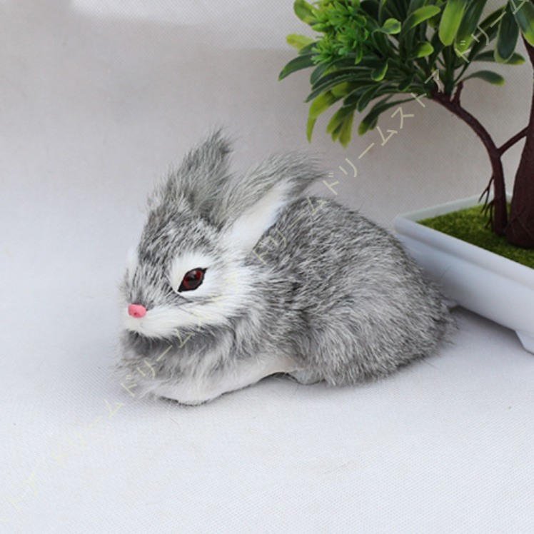 ぬいぐるみ ウサギ リアル動物 ふわふわ ファー もちもち うさぎぬいぐるみ かわいい おもちゃ ウサギ人形 縫いぐるみ 柔らかい 萌え萌え 多機能  女の子 女性 :dsc-o6l-QUVY9:ドリームドリームストア 通販 
