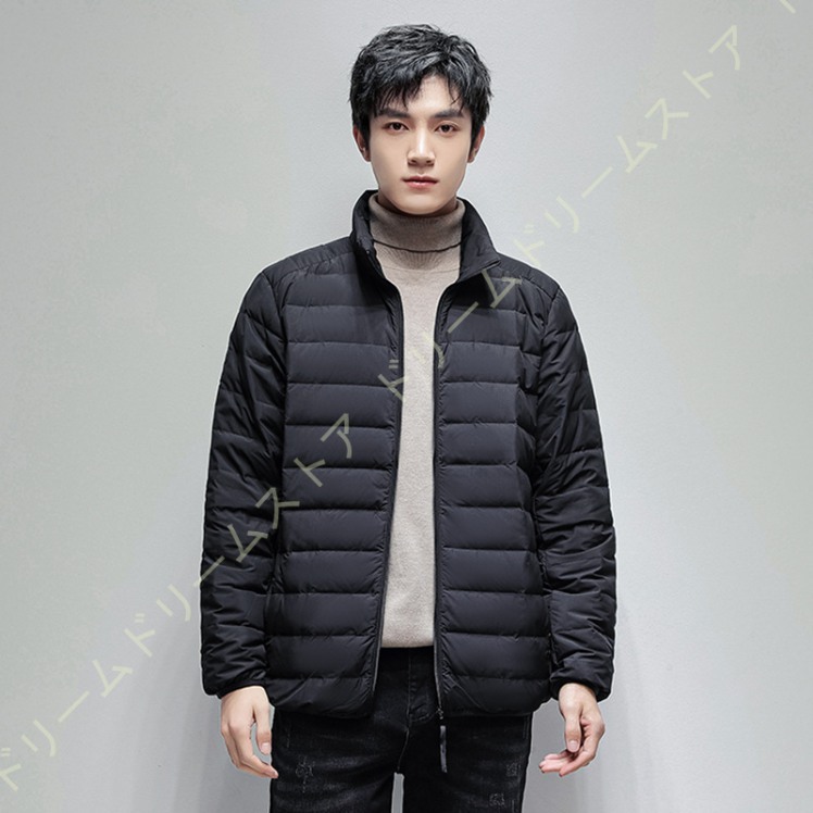 ダウンジャケット メンズ インナーダウン 暖かい 薄手 ライトダウンジャケット スタンドカラー ジップアップ 防寒 暖かい ダウン ジャケット 軽い 薄い 無地 8lk2ah2thu Www Sindicatodechoferescatamayo Com