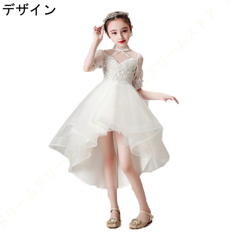 全ての 花柄 HIGH-LOWドレス7才プリンセスドレスprincess dress