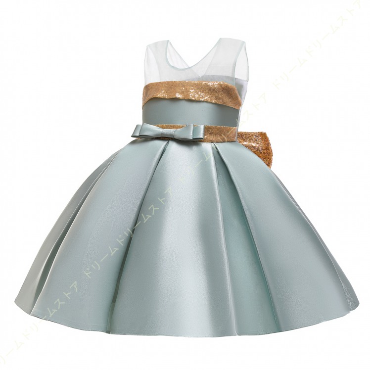 子供ドレス キッズワンピース フォーマルドレス パーティードレス プリンセス 子供服 女の子 蝶結び キッズ 発表会 結婚式ドレス プレゼントドレス