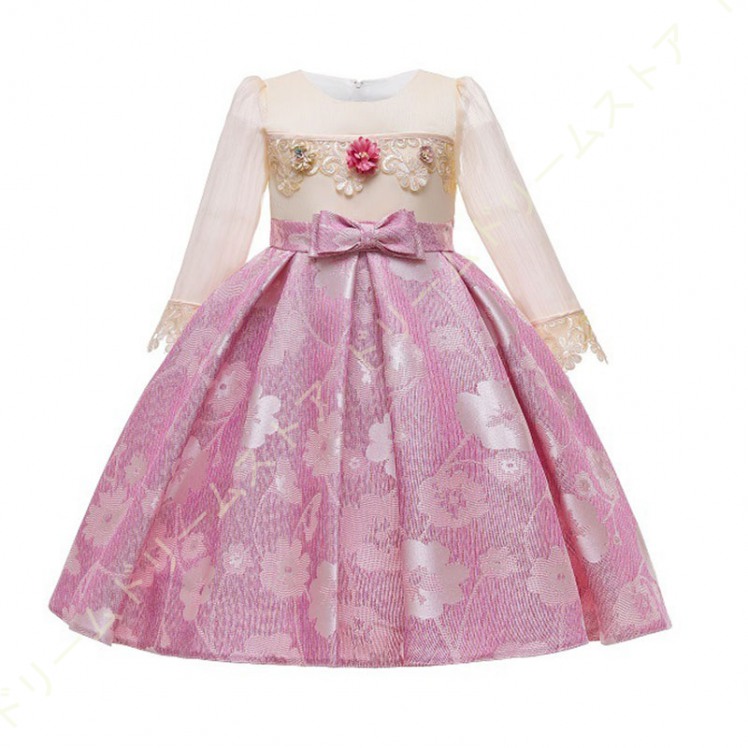 子供服 フラワーガールドレス フォーマルドレス 女の子ドレス 子供 ワンピース 蝶結び ワンピース フォーマル かわいい ジュニアドレス 子供服 結婚式 発表会