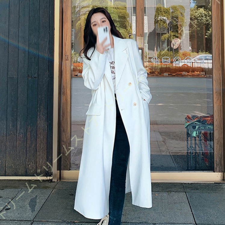 【美品】Yves Saint Laurent マキシ丈 ベルト付トレンチコート 804444Y039W9772_3.jpg