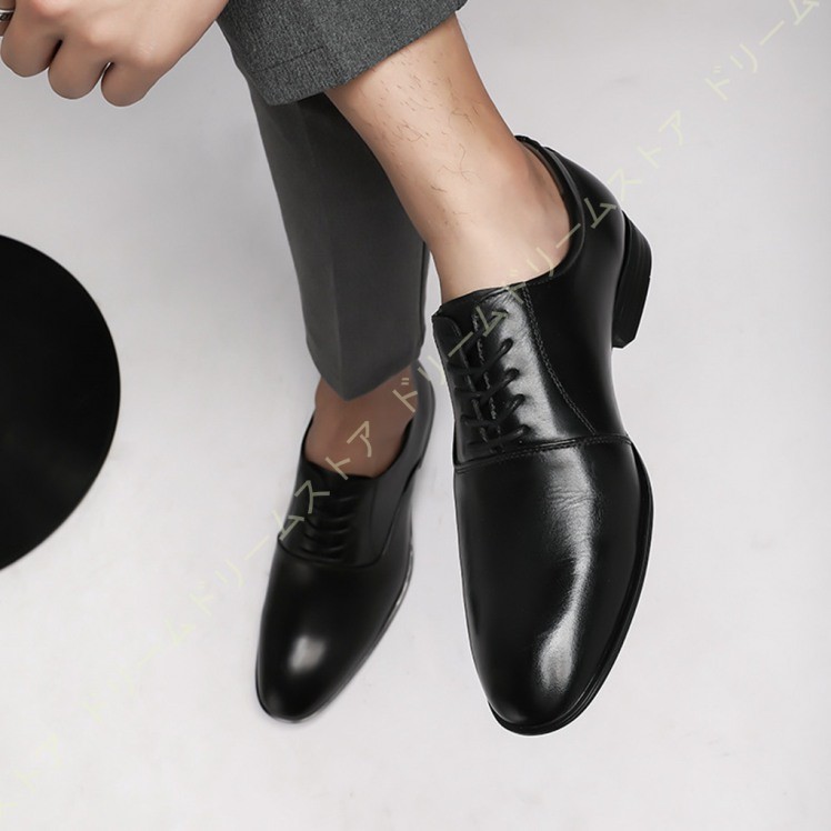 ビジネスシューズ メンズ ウォーキング 黒 白 通気性 防水 革靴 高級靴 