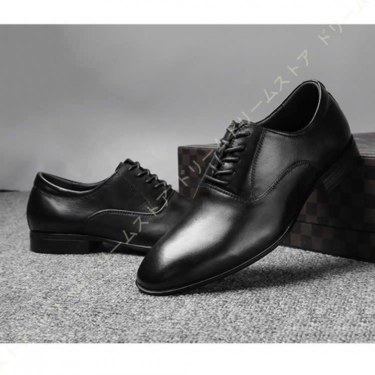 ビジネスシューズ メンズ ウォーキング 黒 白 通気性 防水 革靴 高級靴 