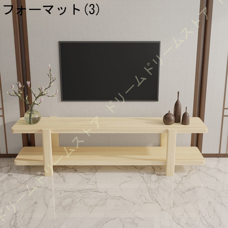 木製 ワイドラック ２段 [幅100cm]ダークブラウンアジアン 北欧 家具 ラック シェルフ 木製 ウッド 収納 チェスト 棚 本棚 CD 雑貨 レトロ 花台 ディスプレイ 木製