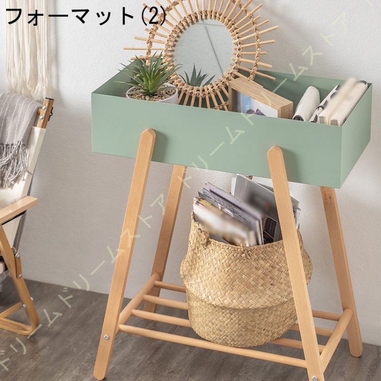 プランタースタンド おしゃれ 花台 ラック プランタースタンド新生活 北欧 リビング収納 棚 長方形 観葉植物 植物 花台 フェイクグリーン 収納 雑貨 花台