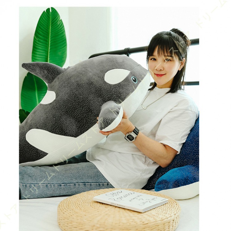鯨 だきまくら 格安saleスタート ぬいぐるみ 特大 動物 抱き枕 プレゼント ふわふわぬいぐるみ キュート かわいい 眠り枕 ロングクッション おもちゃ 多機能抱き枕 ビッグサイズ