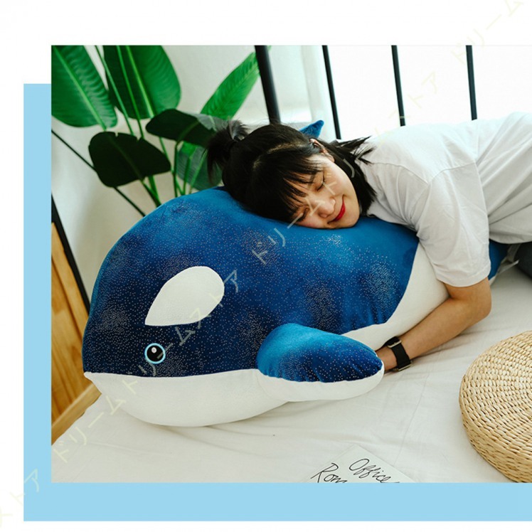 鯨 だきまくら 格安saleスタート ぬいぐるみ 特大 動物 抱き枕 プレゼント ふわふわぬいぐるみ キュート かわいい 眠り枕 ロングクッション おもちゃ 多機能抱き枕 ビッグサイズ