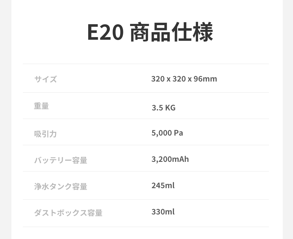 dreame MOVA E20 ロボット掃除機 2024 水拭き対応 強力吸引