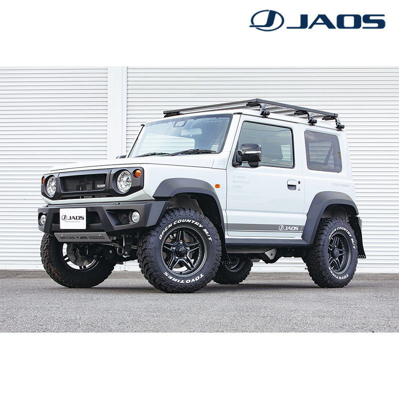 ジムニーシエラ ルーフラック JB74W 2018.07- フラットラック 1250×1400 レインモール用 JAOS(ジャオス) B411610NS