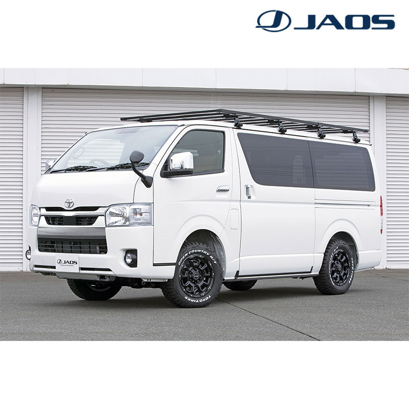 ハイエース ルーフラック 200系 2004.08- フラットラック 1470x2950 標準ルーフ用 JAOS(ジャオス) B411810WL