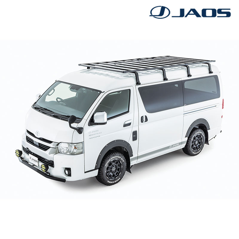 ハイエース ルーフラック 200系 2004.08- フラットラック 1470x2950 ミドルルーフ用 JAOS(ジャオス) B411830WL :  jaos-00401 : DREAMERS - 通販 - Yahoo!ショッピング