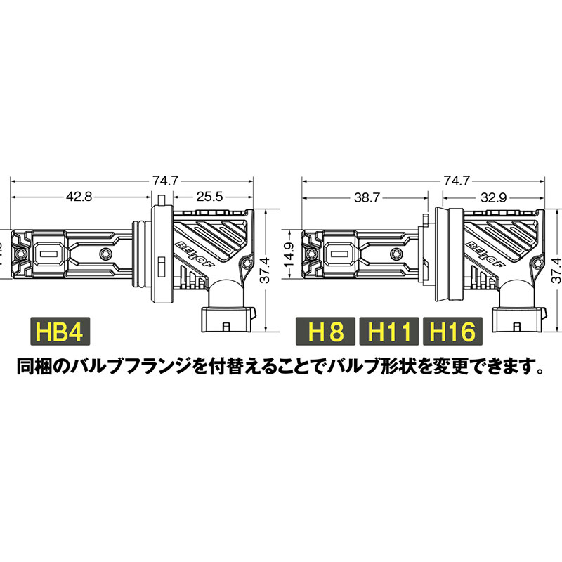 アクセラスポーツ LEDフォグライト BM2AS BM2FS BM5AS BM5FS BMEFS BMLFS H25.11-H28.06 Fog用 H16 2900K 4300lm プレシャスレイZ2 BELLOF(ベロフ) EBA1943