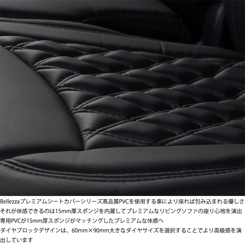 Bellezza/ベレッツァ シートカバー ピクシストラック S500U / S510U