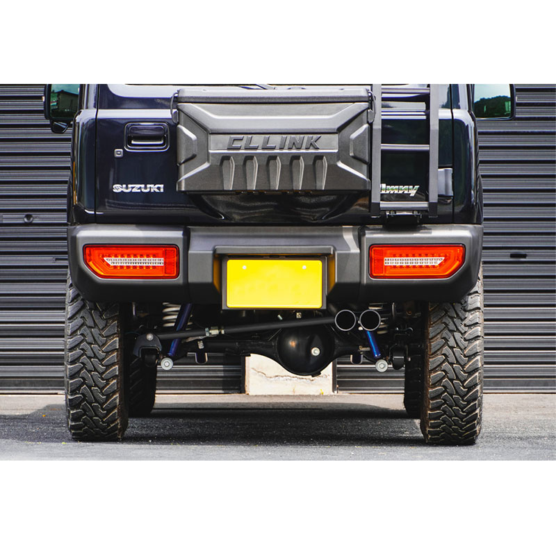 マフラー　JB64W ジムニー　CLLINKシーエルリンク　2本出しマフラー リアマフラー <br> タイプ2 ダブル出し <br> マットブラック