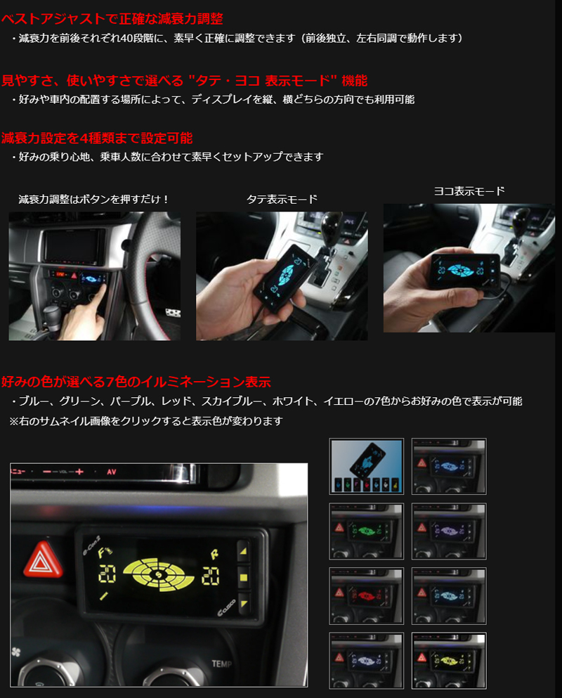 インプレッサ サスペンションキット GDA 2000.08-2002.10 車高調