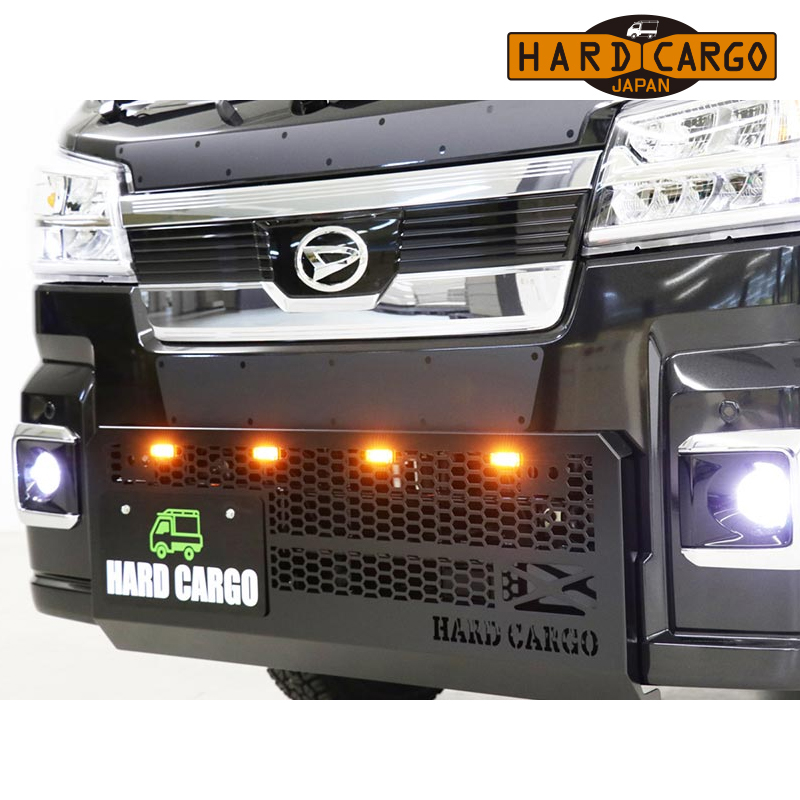ハイゼットトラック スキッドグリル S500P S510P 前期型 LEDスキッドグリル スチール製 HARD-CARGO(ハードカーゴ) 105001*