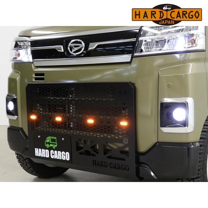 ハイゼットカーゴ スキッドグリル S700V S710V LEDスキッドグリル スチール製 HARD-CARGO(ハードカーゴ) 200821*