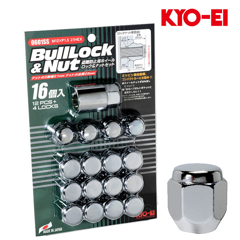 KYO-EI ミラージュ ホイールナット A03A A05A M12xP1.5 テーパー座用 