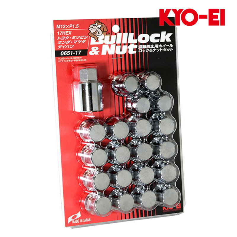 みっち★ナット20個＋195/65R15セット Amazon | KYO-EI (協永産業)Bull Lock [ 袋タイプ 21HEX ] M12 x