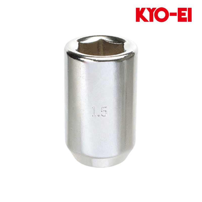 KYO-EI 6角穴付きナット ストレートタイプ M12xP1.5 クローム 12HEX 1