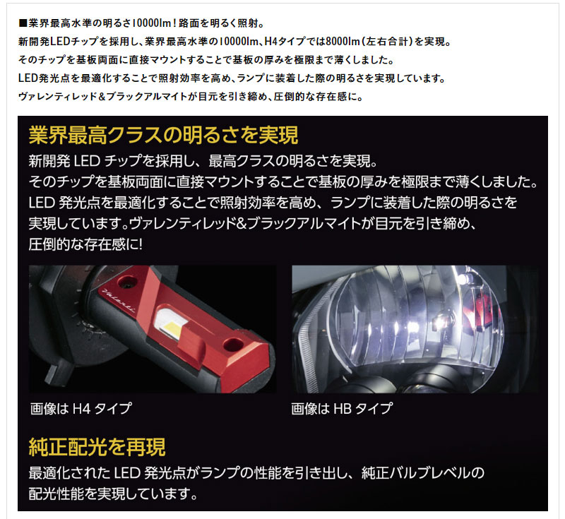 ヴァレンティ（VALENTI） LEDバルブ フォグ&ヘッドライト H8 H9 H11