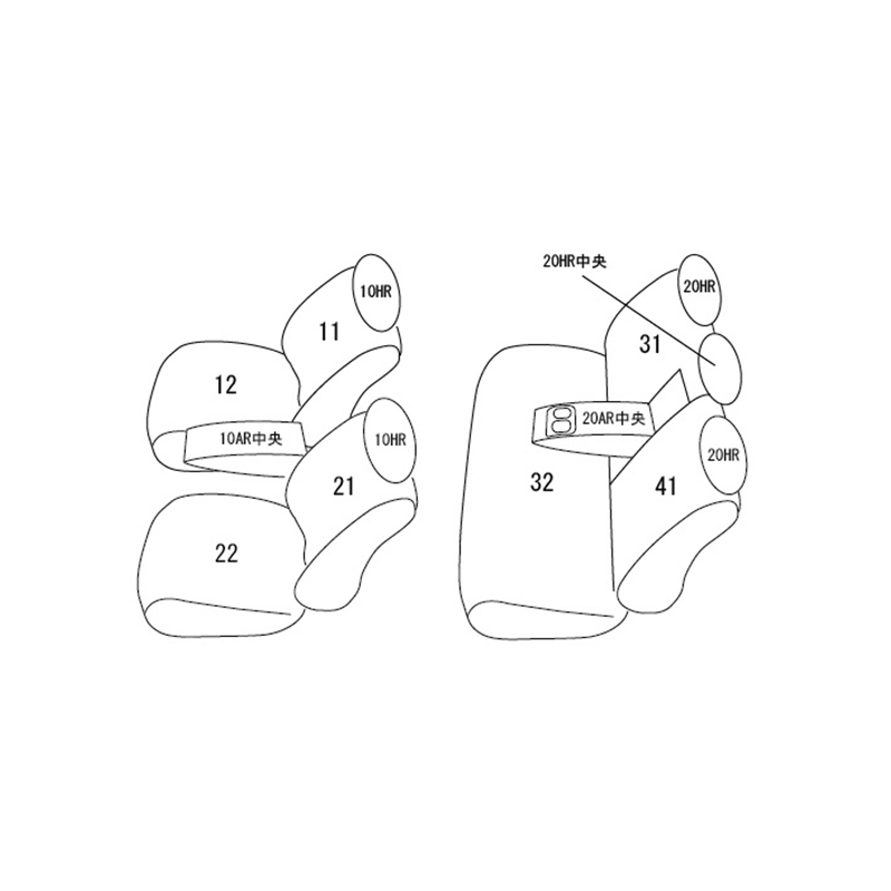 インプレッサスポーツ シートカバー GT2 GT3 GT6 GT7 H28/11-R3/12