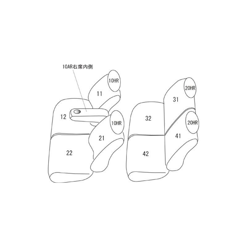 N-BOX+カスタム シートカバー JF1 JF2 H24/7-H25/12 ヴィンテージ