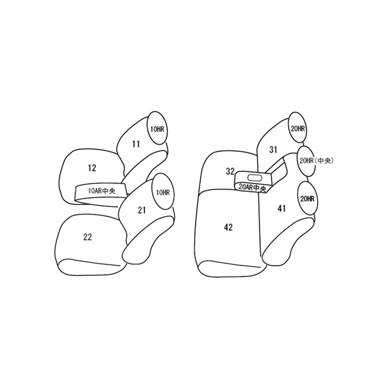 CR-V シートカバー RW1 RW2 H30/9- ワン Clazzio(クラッツィオ) EH