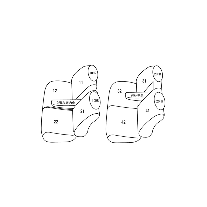 AZワゴン シートカバー MJ21S MJ22S H17/1-H20/9 ワン Clazzio