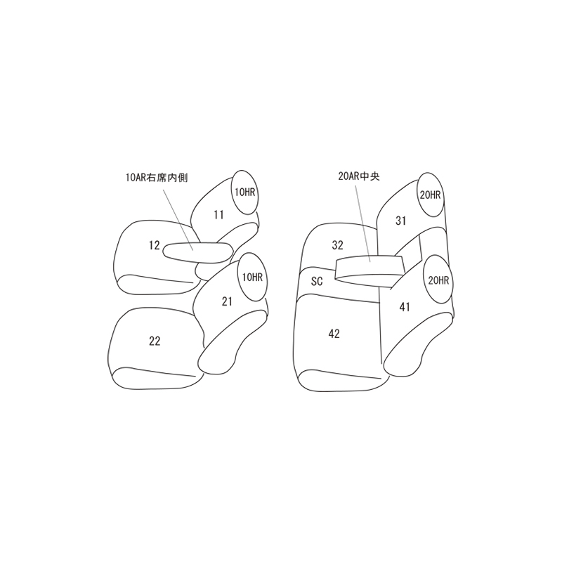 ラクティス シートカバー NCP100 H17/10-H19/12 ワン Clazzio(クラッツィオ) ET-0145｜dreamers-shop｜04
