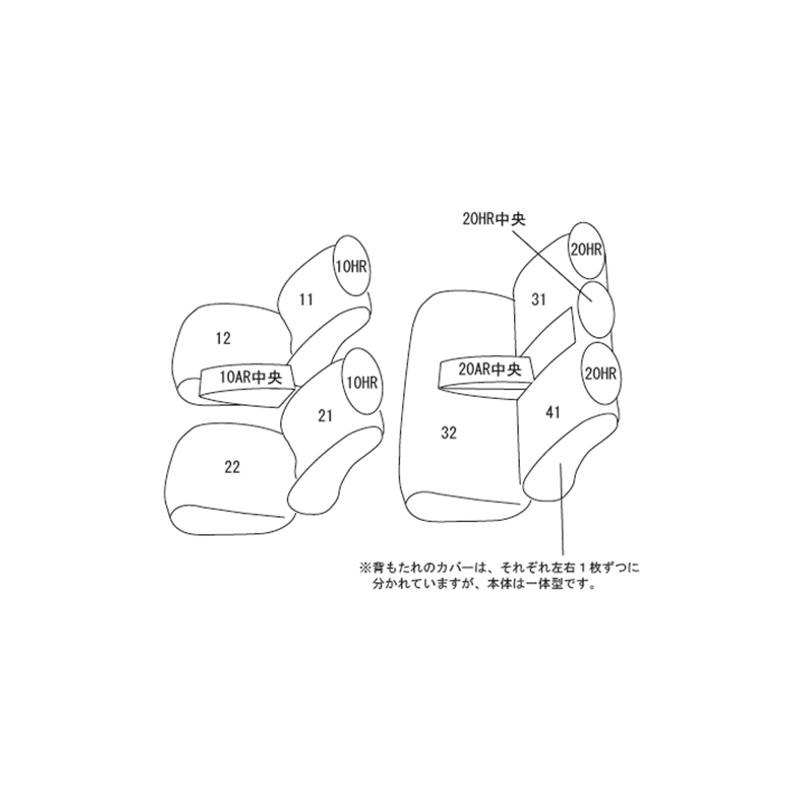 セルシオ シートカバー UCF30 UCF31 H15/8-H18/5 D.D Clazzio(クラッツィオ) ET-0197｜dreamers-shop｜06