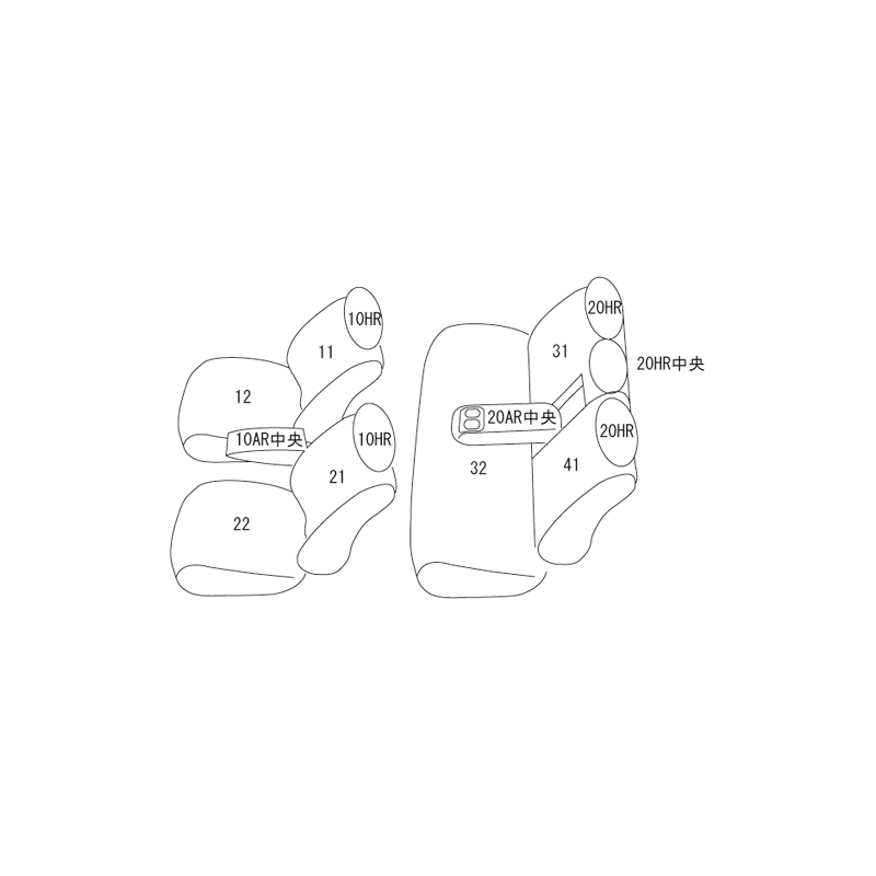 カローラツーリングハイブリッド シートカバー ZWE211W ZWE214W