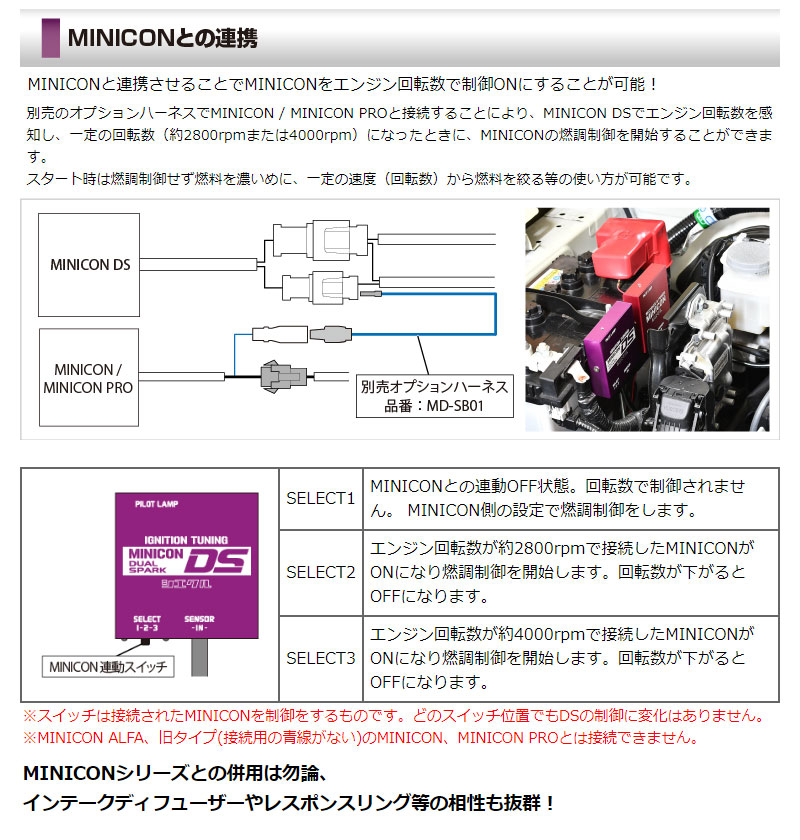 スイフトスポーツ サブコン ZC33S 17.09- MINICON-DS siecle(シエクル